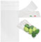 DecoraParty Lot de 100 sachets transparents pour dragées, aliments et sachets en plastique pour aliments en Cellophane avec fermeture adhésive - 6 x 10 cm
