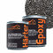 Steinteppich Set Epoxidharz Bindemittel Marmorkies 25Kg Schwarz - Nero Ebano 1-4mm