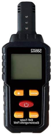 WOFALO Geiger Counter,Nuclear Radiation Detector Professional Accuracy Radioactive Detector Data Tester Marble Dosimeter Emf Meter Radiation Detector Electromagnetic Field Meter Nuclear Radiation