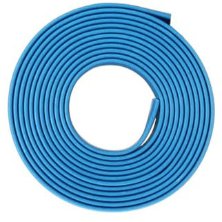 Unifizz Heat Shrink Tubing 11mm Dia 17mm Flat Width 2:1 Ratio Shrinkable Tube Cable Sleeve 1m - Blue