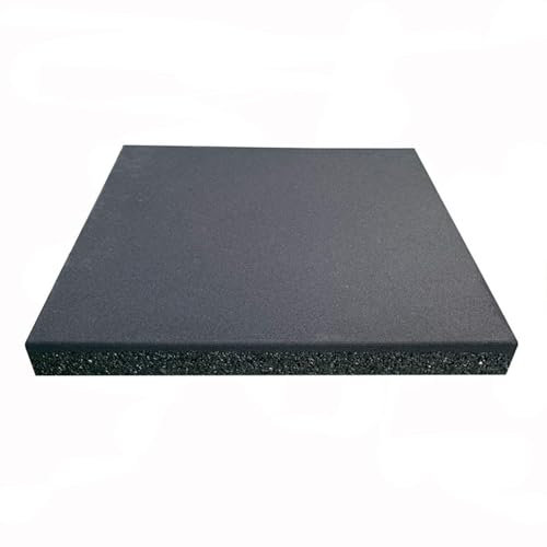 FUNEAER Outdoor rubber mats,Rubber Tiles Fall Protection, Rubber Playground Tile for ndoor and Outdoor Gym Floor,Sport Floor, Backyard Play Area(Color:b,Size:50×50×2.5cm)