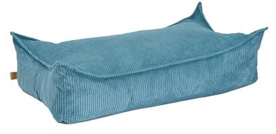 MEOWBABY Sitzsack Kinder – Bequemer und gemütlicher Kinder-Sitzsack mit Füllung, ideal für das Kinderzimmer | Sitzsäcke fürs Kinderzimmer, Cord, Türkis