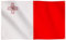 Runesol Malta-Flagge, 91 x 152 cm, 3 x 5 Fuß, 4 Ösen, Ösen in jeder Ecke, maltesisches Banner, Tag der Arbeit, Premium-Flaggen, innen, außen, lebendige Farben