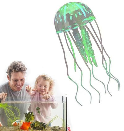 Leuchtende Aquarium-Ornamente – leuchtende Quallen, Aquarium-Zubehör
