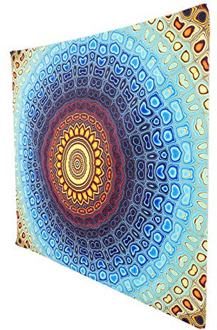Amosfun Wandbehang Wandteppich - Bedrucktes - Polyesterstoff - Boho Wandkunst - Home Gobelin
