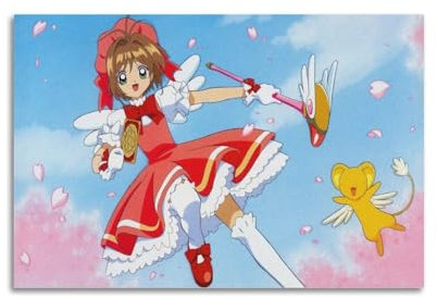 ZPSYREGYD Cardcaptor Sakura Anime-TV-Show-Poster, dekorative Malerei, Leinwand, Wandposter und Kunstdruck, moderne Familienschlafzimmer-Dekoration, Poster, 20 x 30 cm