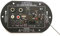 Sttejlbho Carte D'Amplificateur avec Amplificateur Audio Optique Bluetooth, Lecteur USB TF, Caisson de Basses Audio pour Maison et Voiture (Prise UE)