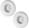 1 Pair Replacement Ear Pads for Beats Solo 2 & Solo 3 Wireless, Premium Protein Leather with Memory Foam - Comfortable Replacement for Headphones in White