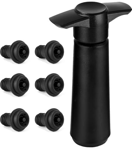 Bomba de Vacío con 6 Tapones,Tapon Bombas Vacio,con 1 Cortador de Aluminio