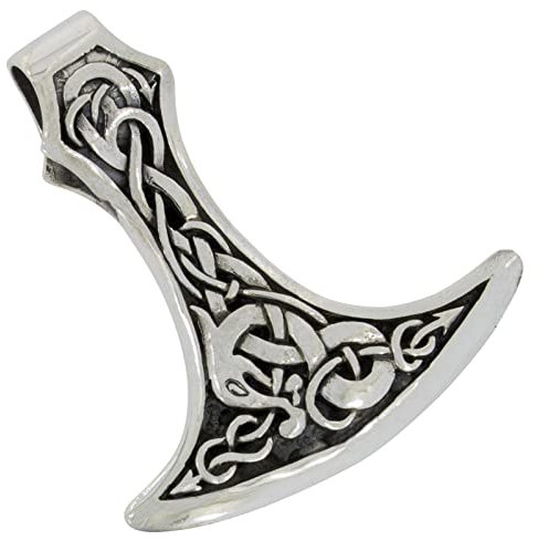 AFP Anhänger Wikinger Axt keltisches Muster 925 Sterling Silber AS-656