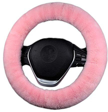 Lenkradbezug Universal Lenkradabdeckung Winter Auto Lenkradhülle Kaschmir Lenkradschoner Warm Lenkradschutz Abdeckung Anti Rutsch Lenkrad Schutzhülle Auto Zubehör Durchmesser 35-43 cm