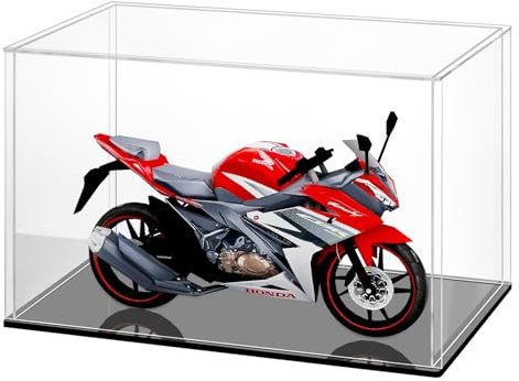 Huijintao Acryl Vitrine/Schaukasten/Display Case/Display Box für Modellauto, Figuren, Sammlerstücke | Selbstmontage (30x25x25 cm)