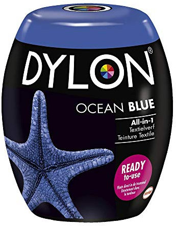 Dylon - Dylon Uso de La Máquina 09 Océano Azul Tinte de Tela Textil Cápsulas - 1 Pedazo