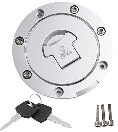 EVTSCAN-Kraftstofftankabdeckung, Edelstahl-Tankdeckel für Tankdeckel für Honda CBR600RR 2003-14 CBR600F4 F4i 2001-2006