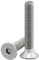 Senkkopfschraube mit Innensechskant (ISK) nach Norm ISO 10642 / DIN 7991, rostfreier Edelstahl, A2, V2A, Senkschraube, Innensechskantschraube mit Senkkopf (50 Stück, M6 x 20 mm)