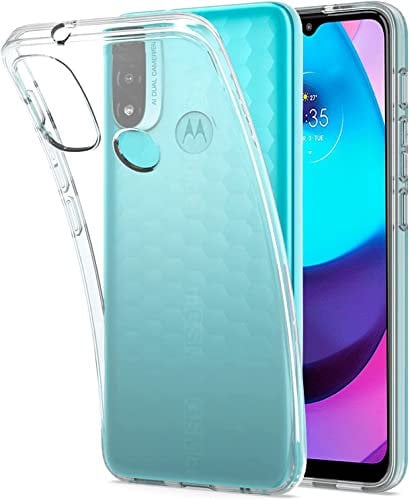 KP TECHNOLOGY Moto E20 / Moto E30 / Moto E40 Case - Thin Soft Silicone Gel Case Cover for Motorola Moto E20 E30 E40 (CLEAR)