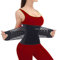 Waist Trainer Damen Herren, Bauchweggürtel Abnehmen, Taillen Trimmer Gürtel, Sport Taillenformer bauchweg, Rückenstütze, Schwitzgürtel Bauchgurt Fitness gürtel training frauen männer, Schwarz M