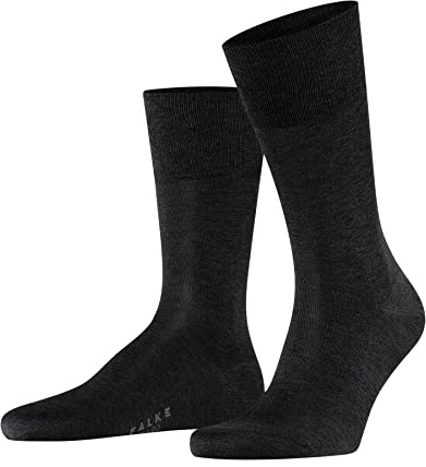 FALKE Herren Tiago Socken atmungsaktive nachhaltige biologische Fil d´Écosse Baumwolle leichter Glanz flache Naht druckfreie Fußspitze fein einfarbig dünn Business Alltag 1 Paar