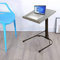 zeeyrak Folding Laptop Table- Adjustable Laptop Desk With Tilt Angle- Portable Gaming Computer Desk- Pc Desks Space With Metal Legs- Tablet Stand Tray- C Shaped End Table For Sofa & Bed