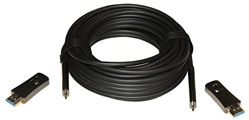 LINK cavo HDMI® 2.0 fibra ottica AOC con connettori staccabili per trasmissione audio video 4K60Hz lunghezza 30 metri confezione 10 unità dimensioni compatte 20x20x7 cm