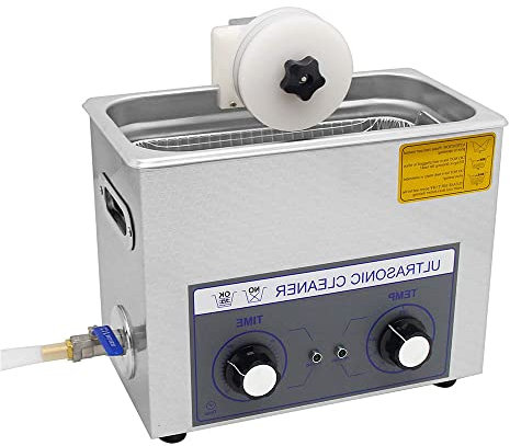 SHENGSHIYU Nettoyeur à ultrasons pour disques vinyles 6L, Lave-Disque 12 Pouces, Support séchage pour Nettoyeur de disques à ultrasons Machine Nettoyage pour disques vinyles,220v