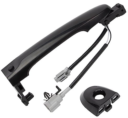 ZEALfix Poignée Porte avec Nissan Juke F15 2010-2022 Poignée Extérieure Avant Gauche Côté Conducteur Noir 80644-1FA5A 80644-3WC2A 80640-3WC2A