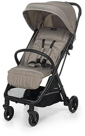 Foppapedretti Jumbo Kompakter Kinderwagen für Babys ab Geburt bis 22 kg, Sand