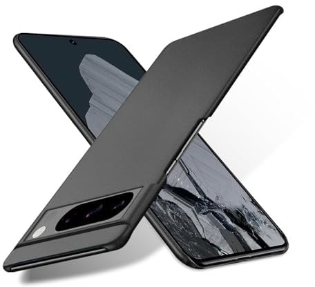 Bastmei for Google Pixel 8 pro Case,Extremely Light Ultra-Light Super Slim Camera Protection Hard PC Cover Case for Google Pixel 8 pro (Gravel Black)
