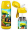Jarlson® Trinkflasche Kinder Edelstahl CHARLI mit Strohhalm - Thermosflasche 350ml - TÜV geprüft - BPA frei - auslaufsicher - Thermo Wasserflasche für Schule, Kindergarten - Traktor, 350 ml