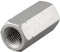 Sechskantmuffen mit Innengewinde | Edelstahl A2 / V2A | Gewindemuffen | Verbindungsmuffen | Distanzmuttern | Langmutter (M10 x 25 mm, 10 Stück)