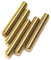 Rändelschrauben Rändelschrauben Rändelschraube Vollgewinde-Kupfer-Stabschraube mit Vollgewinde, Messing Zahnleiste mit Gewinde, Gewindestange M2 - M20, Länge 30~500mm, M6 (1 Stück) (Color : M14 (1pc