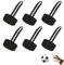 FKWKUW 6 Stück Fußball Down Indikator Fußball Armband Schiedsrichter Armband Down Indikator Fußball Handgelenk Fußball Down Marker Für Fußball Schiedsrichter Ausrüstung Sportspiel Sportliebhaber Zubeh