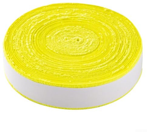 Long Lasting Overgrips, 10 m Rolle Handtuch Griffband für Tennis, Squash, Badminton, Schläger (gelb)