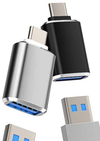 Adattatore USB C Maschio A USB Femmina(2pack)OTG 3.0 Cavo Per Apple IPhone15 Type C Adattatori Adapter Per iPad Convertitore Tipo C MacBook Connettore Compatibile Per Samsung Android Cellulare tp-OTG