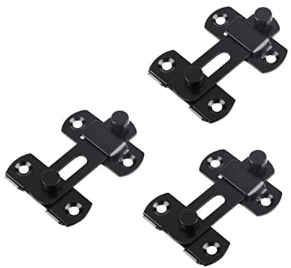 Yardenfun Serrure De Porte De Grange Fonction De Sécurité Pour Enfants Serrure De Porte Coulissante En Acier Inoxydable Verrou De Porte
