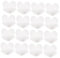 JEWEDECO 50 Pièces Plateau De Chocolat Porte-Chocolat Plateaux De Truffes Tasses De Bonbons Plateaux De Chocolat à La Truffe De Bonbons Chocolat Aux Truffes Blanche Papier