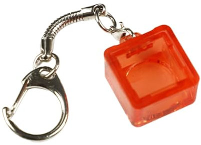 alloneslife For Gateron Switches Tester Switches Sampler Mechanical Keyboards 1-KeySwitch Testing Tool Translucent Switches Keychain