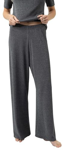 Mey Loungewear Serie Sparkling Rib Damen Yoga Pants Thunder Grey (XL)