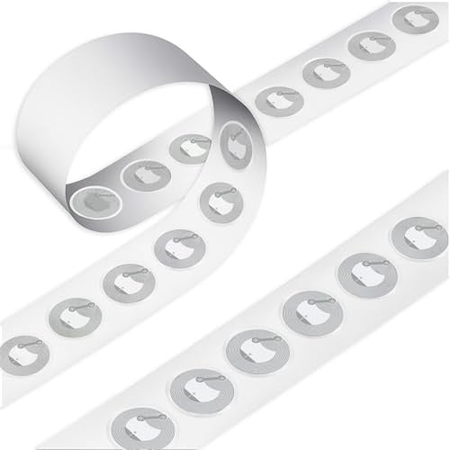 50 Stück NFC Tag Sticker NTAG215 504 Byte Programmierbar Wiederbeschreibbar | NFC Sticker für Smart Home, Automation, Visitenkarten, Zutritt, Smartphone und NFC-fähige Geräte, einfache Nutzung