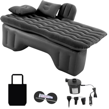 Youding Colchón de Campamento Inflable, colchón de Aire del automóvil - Cama portátil de Coche de soplado | Cama para Dormir para automóviles multifuncionales, Cama de colchón de Aire Reutilizable