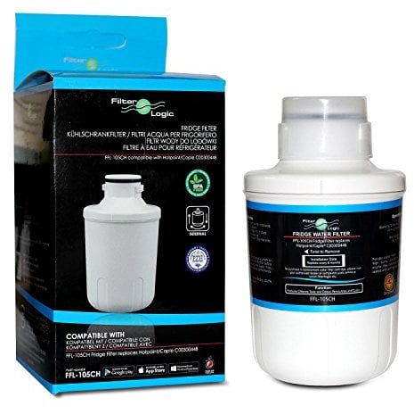 FilterLogic FFL105CH Fridge Freezer Refrigerator Ice Water Filter Compatible with Hotpoint SXBD922FWD Caple Indesit Thomson THSBS90WDWH C00300448