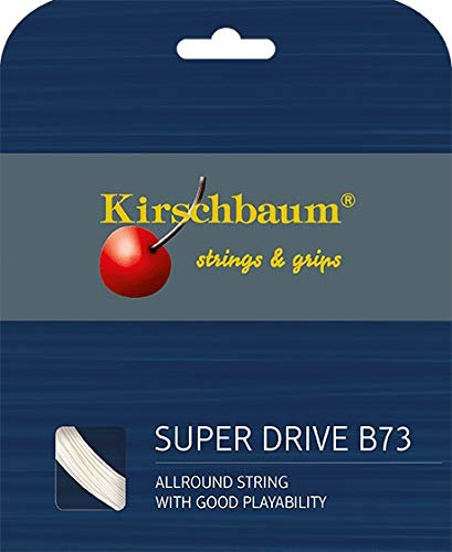 Kirschbaum Badmintonsaite Super Drive 0,73mm 10m weiß