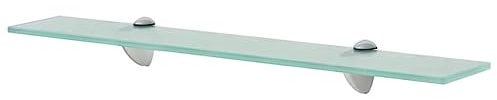 vidaXL Étagère Murale pour Salon Chambre Salle de Bain Verre 60 x 10 cm 8 mm