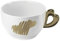 Guzzini Tazza Colazione Love, Sabbia, 14 x 12.5 x h9 cm