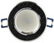 LED Einbaustrahler rund - schwarz 5 Watt warmweiß 230V - GU10 Einbau-Leuchte schwenkbar Ø68mm Bohrloch - Einbau-Spot Decken-Strahler Deckeneinbaustrahler Deckenspot Deckeneinbauleuchte