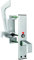 IRONZONE® Disabled Toilet Handle Set, EST9625SAA Satin Anodised Aluminium, Versatile Handle Assembly, Suitable for hinged/Swing or Sliding Doors, Simple Lever Operation
