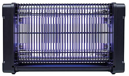 PNI Insektenvernichter Elektrischer UV300 Insektenvernichter Mückenlampe mit 20 Watt, 2 UV-Lichts UV Insektenfalle Mückenfalle Innenbereich Moskitoschutz Lampe für Küche Wohnzimmer und Kinderzimmer