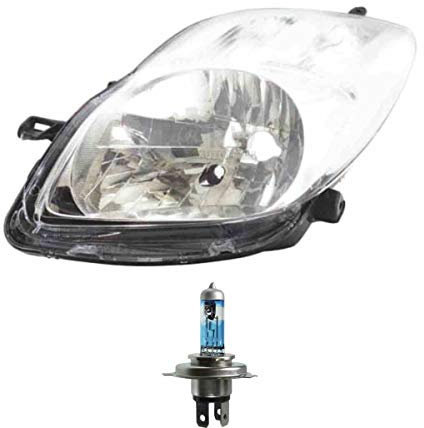 Halogen Scheinwerfer Frontscheinwerfer links H4 für Yaris inkl. Lampen