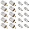 10 Pack UHF/PL-259 Solder Connector Plug with Reducer for RG8x, RG8, RG59, LMR-400, RG-213 Coaxial Coax Cable，Teflon Material 50ohm Low Loss RFAdapter Compatiable with Ham Radio Antenna
