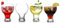 DIAMANTE Crystal Craft Gin & Tonic, Pimms Or Cocktail Glass - ‘Auris’ Collection Undecorated Crystal – Set of 4
